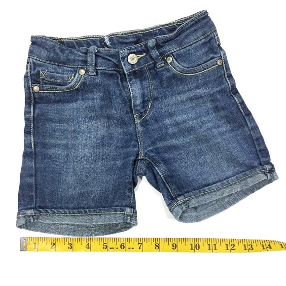 Girls Blue Levi's shorty shorts, Size 5 Regular - Picture 5 of 7
